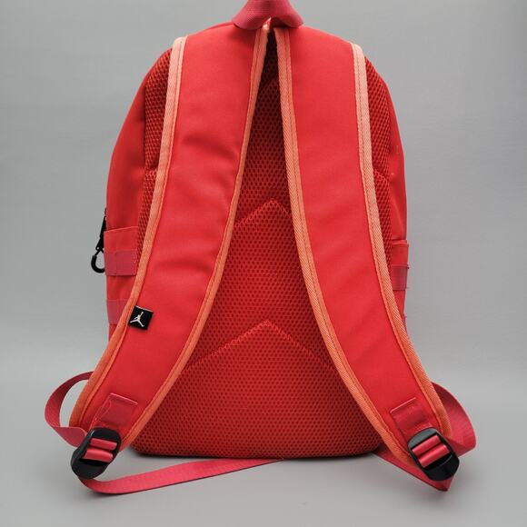 Nike Air Jordan Jumpman Logo Classic Backpack 9A0257-R78 Red Black White - Picture 6 of 16